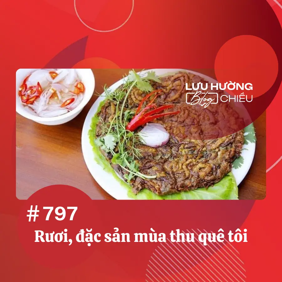 Rươi, đặc sản mùa thu quê tôi